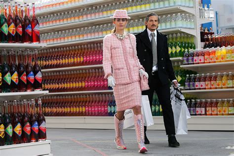 chanel supermarket fashion show